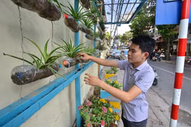 Chàng trai đam mê biến bãi rác thành vườn hoa