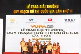 99 đồ án, dự án được trao Giải thưởng Quy hoạch đô thị Quốc gia lần thứ II