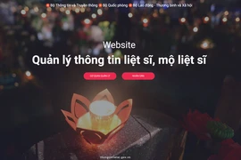 Cổng thông tin điện tử về mộ liệt sĩ dự kiến công bố trước 27-7
