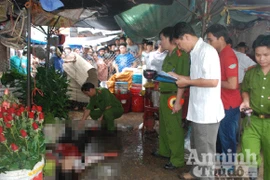 Một thanh niên bị truy sát giữa chợ