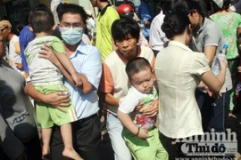 Cháy lớn ở trường mầm non Hoa Mai, học sinh thoát nạn