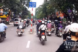 Bát nháo ở những tuyến đường phân làn