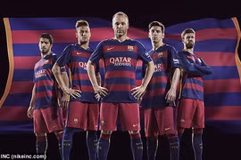 Barcelona chính thức ký hợp đồng "khủng" về tài trợ trang phục với Nike