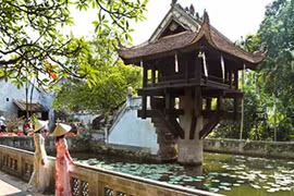 Giải mã kiến trúc chùa Một cột