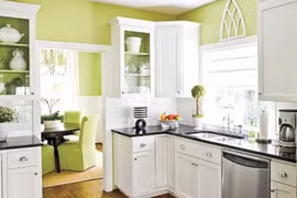 Các bức tường nên sơn trắng 