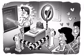 Khi trò “cảm nắng” thầy 