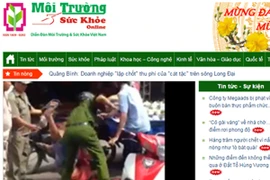 Vì mạo danh, Tạp chí Môi trường và Sức khỏe bị đình bản