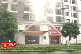 Sôi nổi Ngày hội toàn dân PCCC quận Hai Bà Trưng