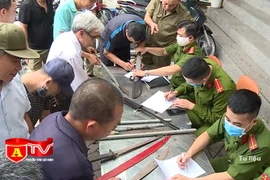 Công an Hà Nội thu hồi hàng nghìn vũ khí, vật liệu nổ