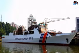 Trung Quốc đóng tàu hải cảnh loại mới, mang thiết kế tàu chiến tàng hình
