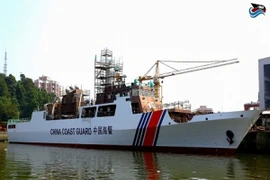 Trung Quốc đóng tàu hải cảnh loại mới, mang thiết kế tàu chiến tàng hình