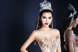 Nữ hoàng sắc đẹp toàn cầu Ngọc Duyên khoe vóc dáng "đồng hồ cát" gợi cảm