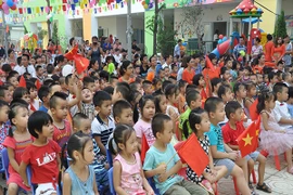 Hân hoan trong lễ tựu trường