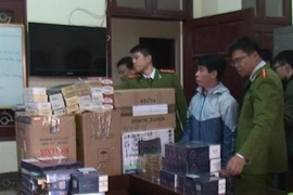 Một vụ vận chuyển thuốc lá lậu với số lượng lớn bị thu giữ