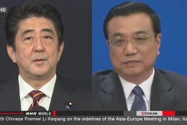 Thủ tướng Nhật-Trung lần đầu gặp nhau 