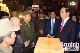 Chủ tịch nước Trần Đại Quang: Hà Nội là điểm sáng trong công tác đảm bảo an ninh trật tự