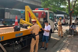 Hà Nội: Một cung đường ‘nóng”, trên 1.500 xe khách bị xử lý