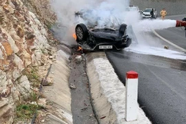 Tai nạn thương tâm trên đường vào khu danh thắng Yên Tử