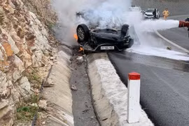 Tai nạn thương tâm trên đường vào khu danh thắng Yên Tử