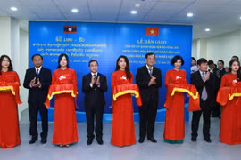 Bàn giao trụ sở cho Cơ quan đại diện Bộ Công an nước Cộng hòa Dân chủ nhân dân Lào tại Việt Nam