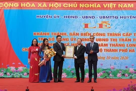 Huyện Gia Lâm: Khánh thành công trình chào mừng kỷ niệm 1010 năm Thăng Long - Hà Nội