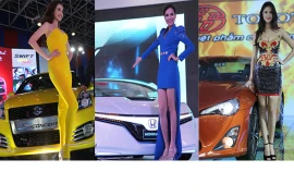 Choáng ngợp với xe và "chân dài" tại Vietnam Motor Show 2012