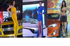 Choáng ngợp với xe và "chân dài" tại Vietnam Motor Show 2012