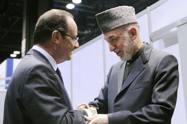 Tổng thống Pháp thăm và làm việc tại Afghanistan