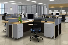 Công sở uể oải ngày làm việc đầu năm