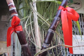 Lộc lá "xuống đường", đợi đón Giao thừa