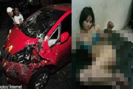 Người mẫu thoát y gây tai nạn liên hoàn rồi bỏ chạy