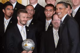Beckham diện kiến Obama