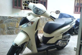 Chiếc SH "bốc hơi" sau 10 giây