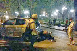 Cãi nhau với vợ, gây tai nạn liên hoàn