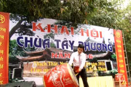 Đảm bảo ANTT tại lễ hội chùa Tây Phương, chùa Thầy