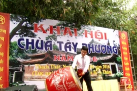 Đảm bảo ANTT tại lễ hội chùa Tây Phương, chùa Thầy