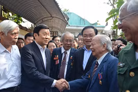 Chủ tịch nước Trương Tấn Sang thăm bảo tàng "Chiến sỹ cách mạng bị bắt tù đầy"