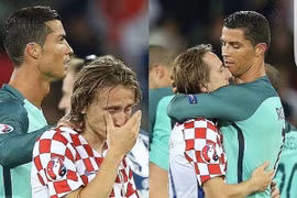 Khóc nức nở, Modric được Ronaldo ôm chặt vỗ về