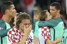 Khóc nức nở, Modric được Ronaldo ôm chặt vỗ về