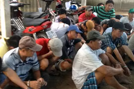 Đột kích trường gà, bắt quả tang 30 đối tượng đang say sưa đá gà