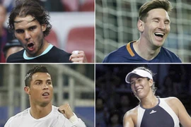 Nadal, Messi và Ronaldo là những ngôi sao được tìm kiếm nhiều nhất trên Yahoo
