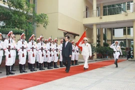 Thủ tướng Nguyễn Tấn Dũng dự Lễ gặp mặt nhân dịp 69 năm Ngày truyền thống lực lượng Công an nhân dân