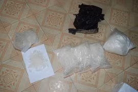 Tóm “đầu nậu” ma túy đá cực lớn, thu tang vật 6 kg