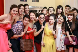 Hoa hậu Ngọc Hân cùng dàn mỹ nhân hội ngộ chúc mừng NTK Hà Duy