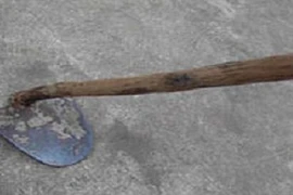 Không được đi làm, vợ dùng cuốc bổ chết chồng