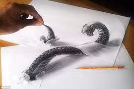 Tranh vẽ 3D sống động như thật