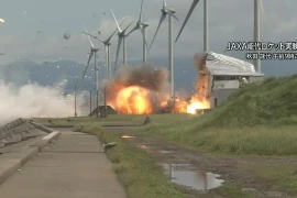 Động cơ tên lửa Nhật Bản phát nổ trong quá trình thử nghiệm