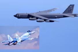 Tiêm kích Su-35S dễ dàng qua mặt hệ thống phòng thủ mới nhất của ‘pháo đài bay’ B-52H?