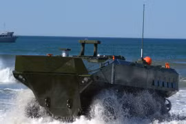 Hải quân đánh bộ Mỹ nhận nguyên mẫu xe bọc thép lội nước mới
