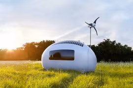 Nhà mini chạy bằng năng lượng tái tạo 